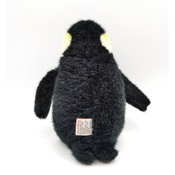 Gund Emperor Penguin Plush Stuffed Toy Suede Bill Vintage 9 Inch 1986 - Picture 3 of 5